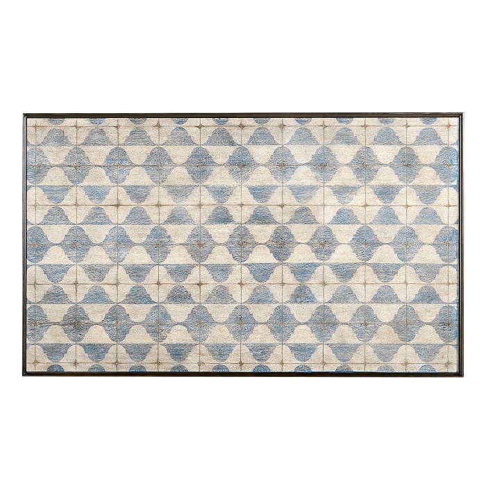 Haygrove White & Blue Marquetry Coffee Table