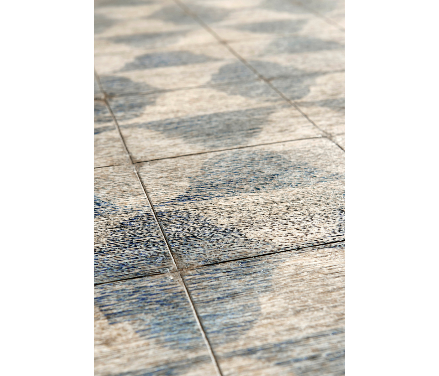 Haygrove White & Blue Marquetry Coffee Table