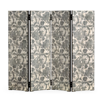 Octavian White & Blue Screen Panels