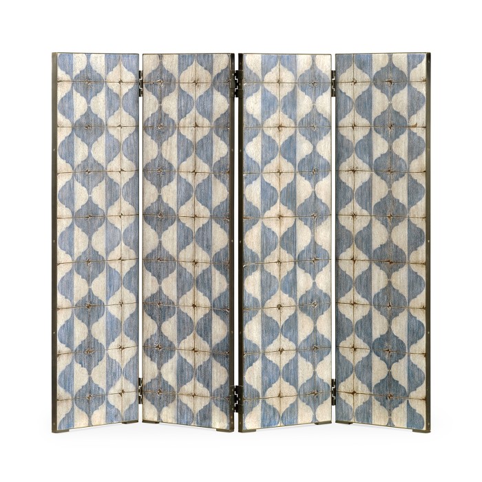 Octavian White & Blue Screen Panels