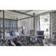 Octavian White & Blue Screen Panels