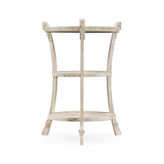 Collana Washed Acacia End Table