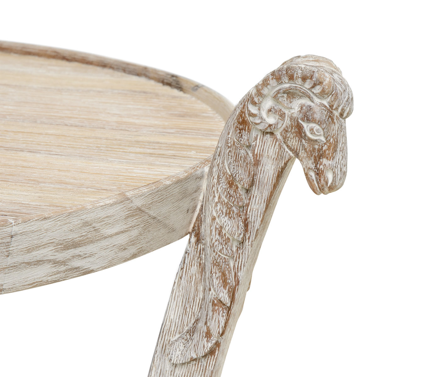 Collana Washed Acacia End Table