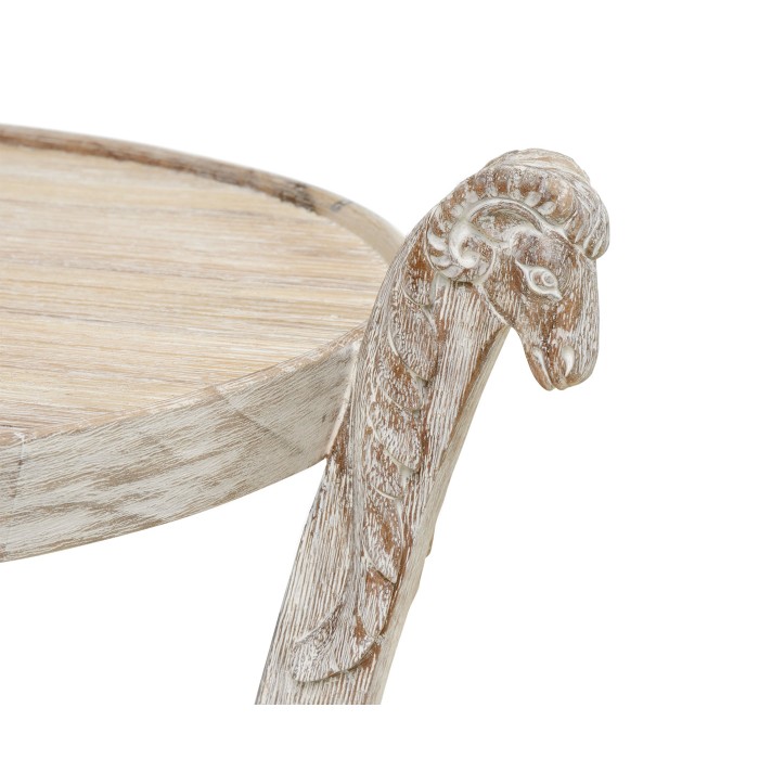 Collana Washed Acacia End Table