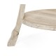 Collana Washed Acacia End Table