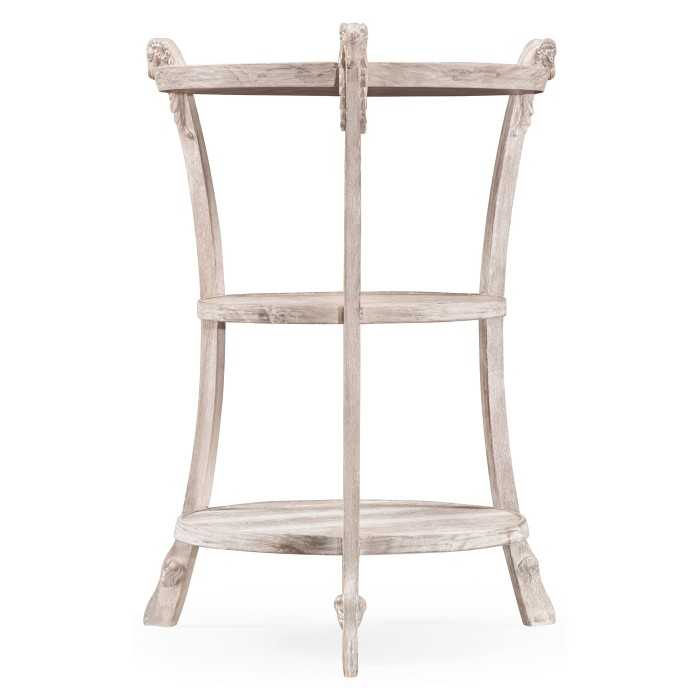 Collana Washed Acacia End Table