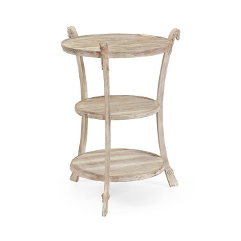 Collana Washed Acacia End Table