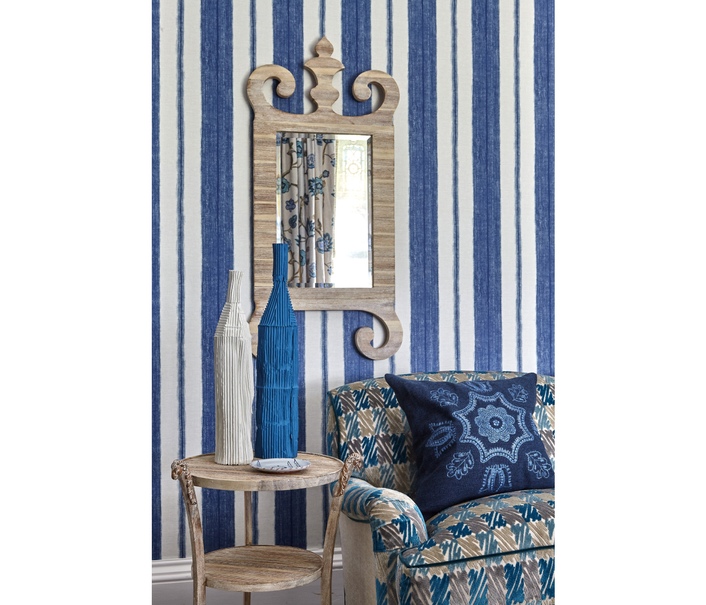 Collana Washed Acacia End Table