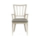 Lucillo Washed Acacia Carver Arm Chair