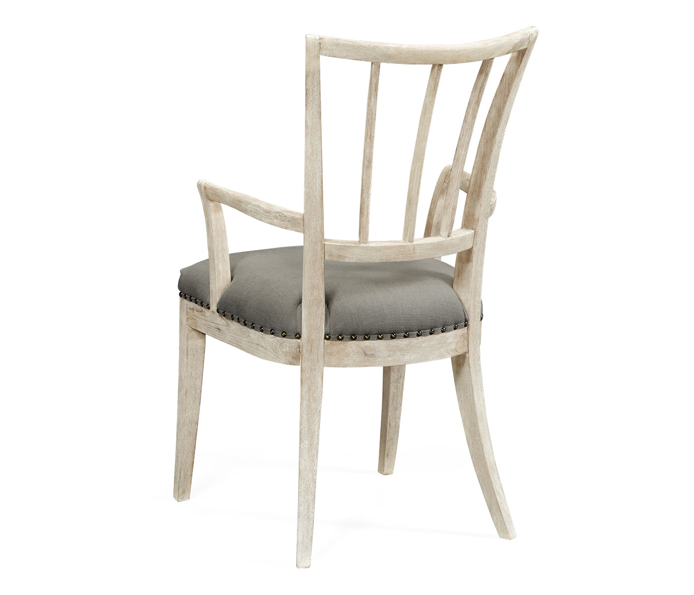 Lucillo Washed Acacia Carver Arm Chair