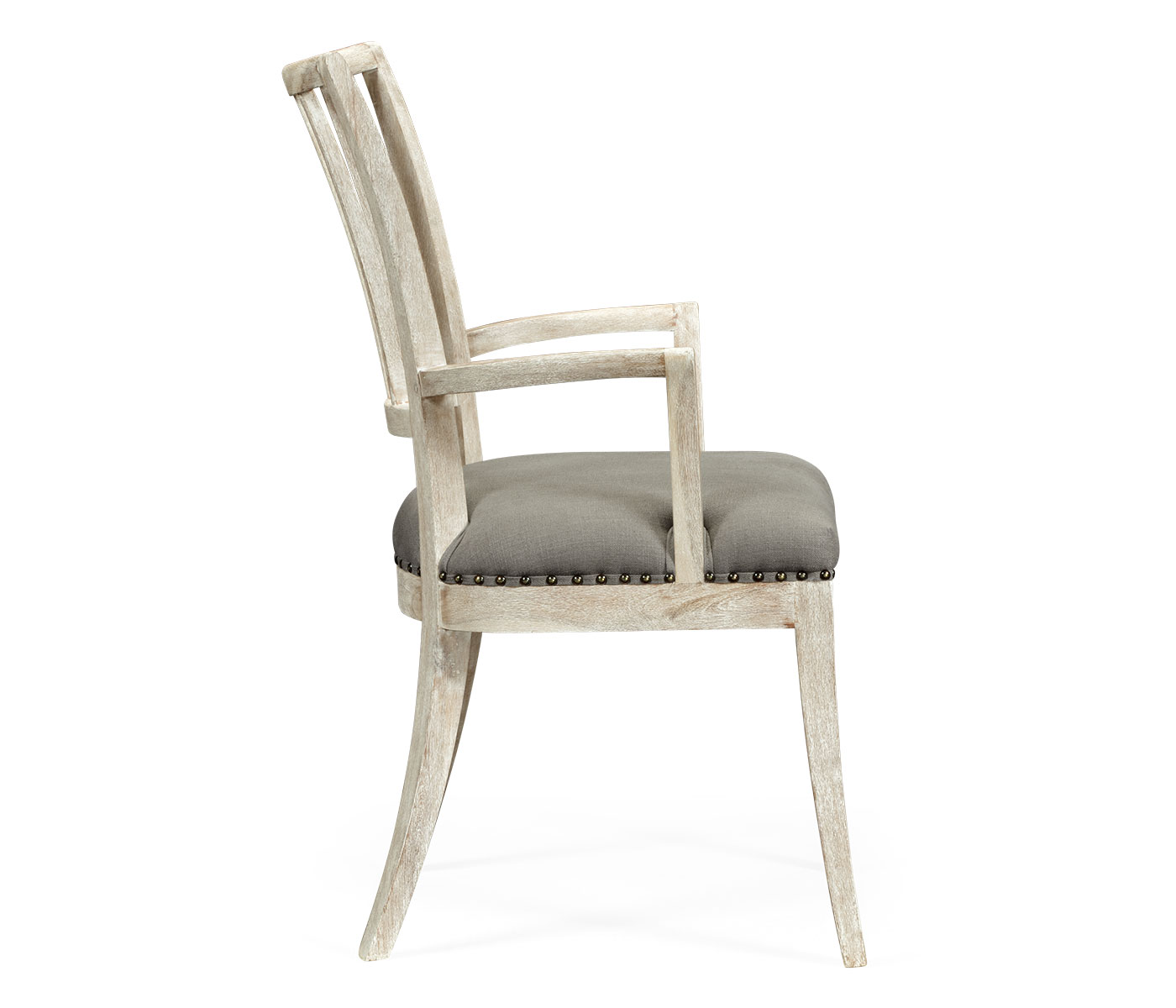 Lucillo Washed Acacia Carver Arm Chair