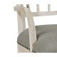Lucillo Washed Acacia Carver Arm Chair