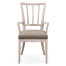 Lucillo Washed Acacia Carver Arm Chair