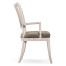 Lucillo Washed Acacia Carver Arm Chair