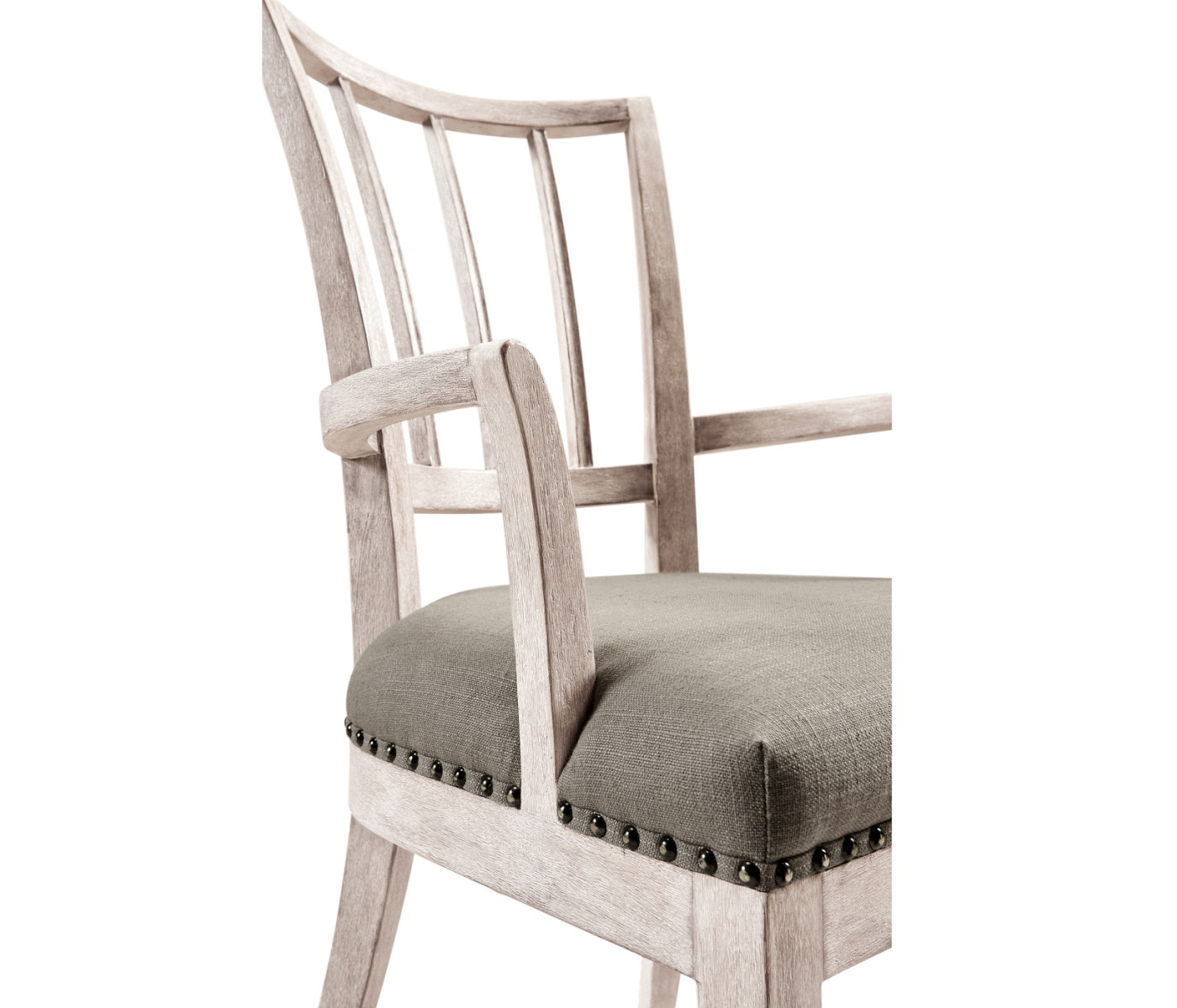 Lucillo Washed Acacia Carver Arm Chair