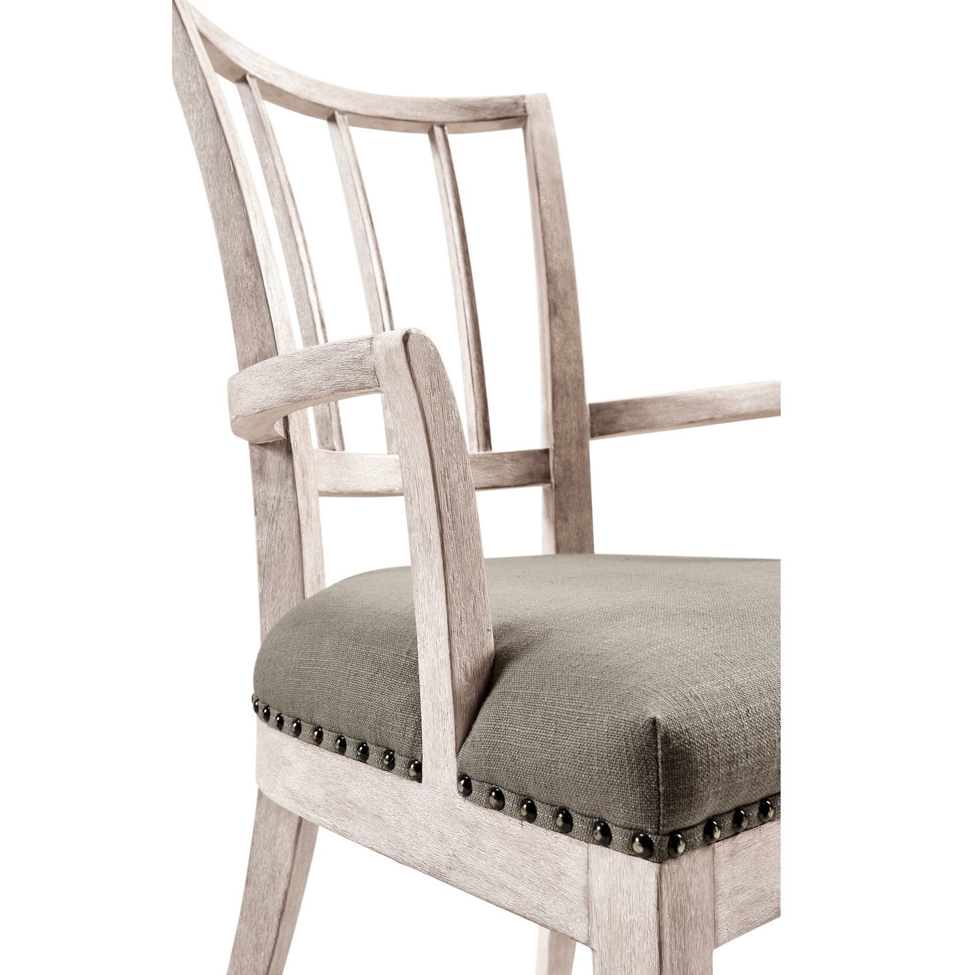 Lucillo Washed Acacia Carver Arm Chair