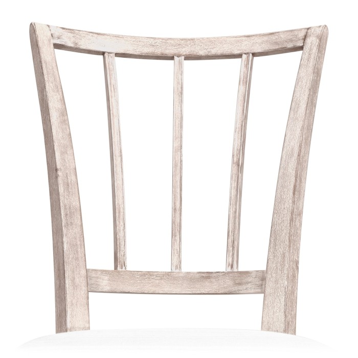 Lucillo Washed Acacia Carver Side Chair