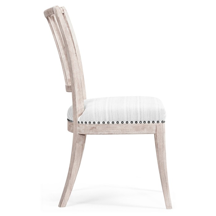 Lucillo Washed Acacia Carver Side Chair