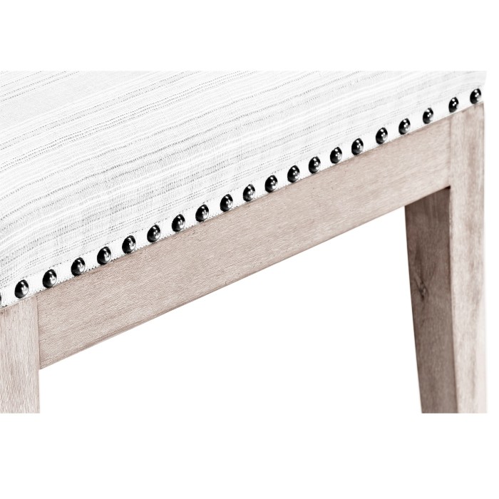 Lucillo Washed Acacia Carver Side Chair
