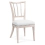 Lucillo Washed Acacia Carver Side Chair