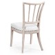 Lucillo Washed Acacia Carver Side Chair