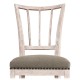 Lucillo Washed Acacia Carver Side Chair