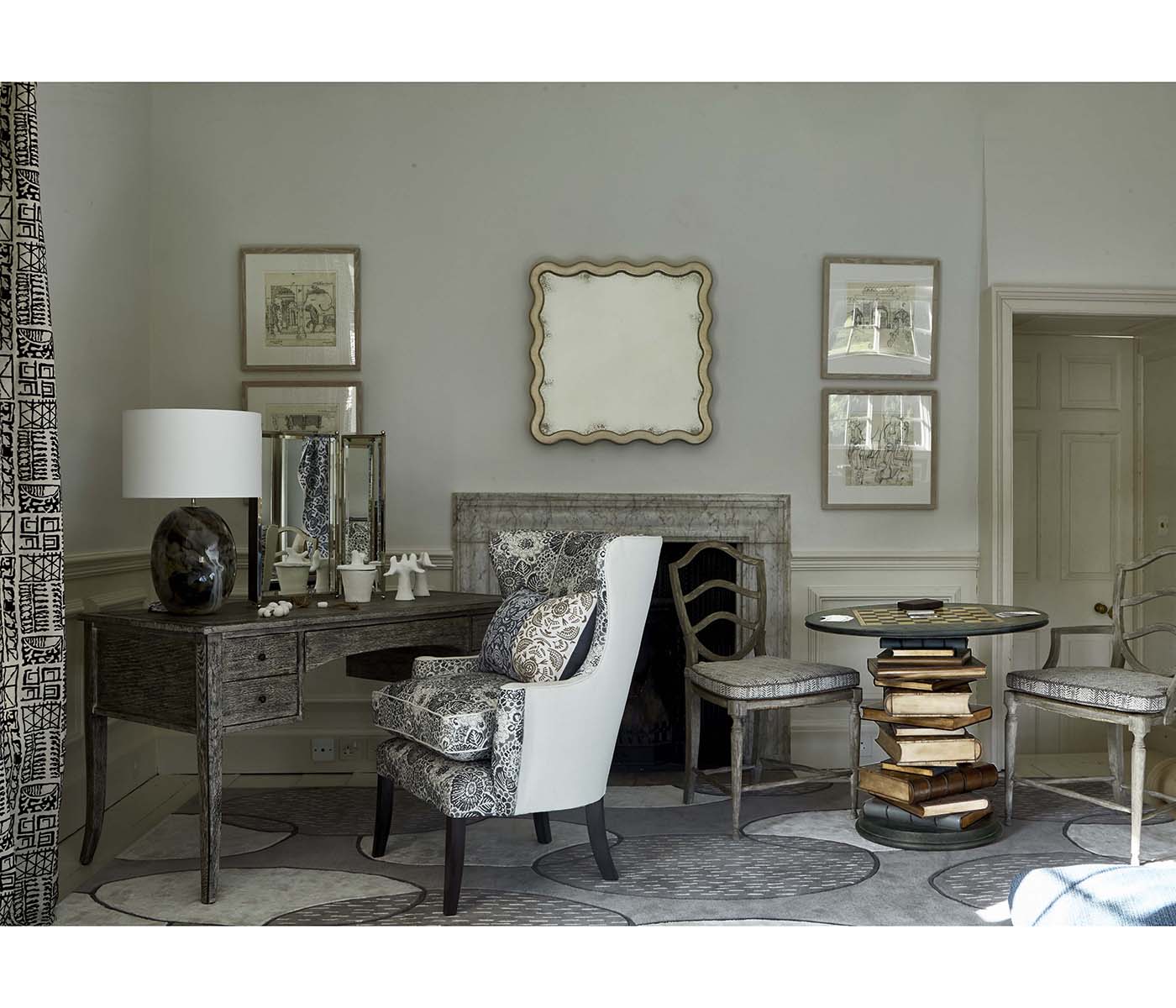 Hopetown Grey Wenge Dressing Desk