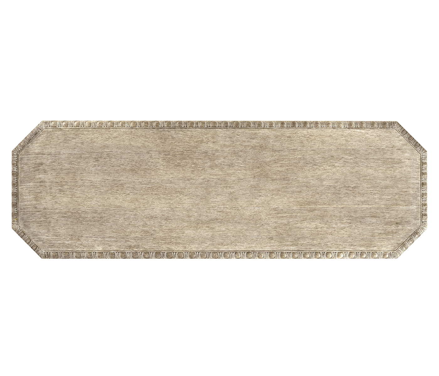 Bellefontaine Venetian White Oak Console Table