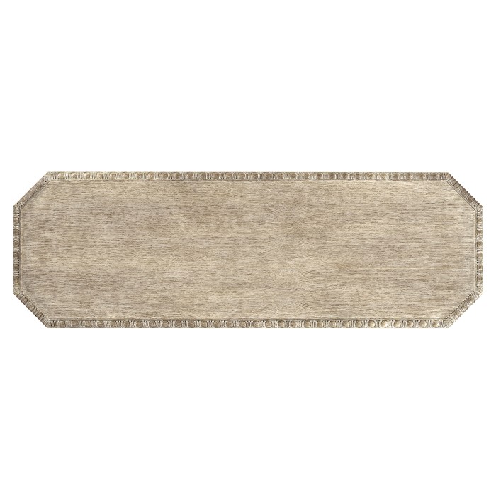 Bellefontaine Venetian White Oak Console Table