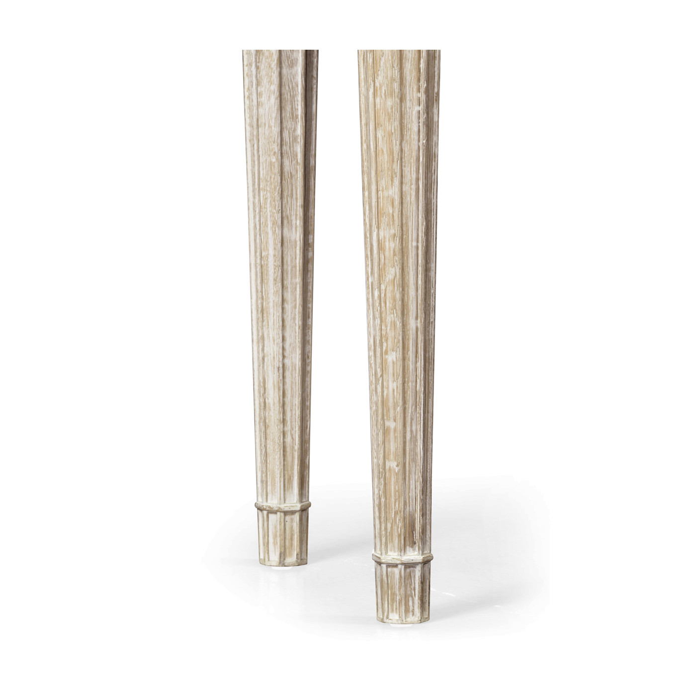 Bellefontaine Venetian White Oak Console Table