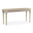 Bellefontaine Venetian White Oak Console Table
