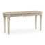 Bellefontaine Venetian White Oak Console Table
