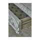 Bellefontaine Venetian White Oak Console Table