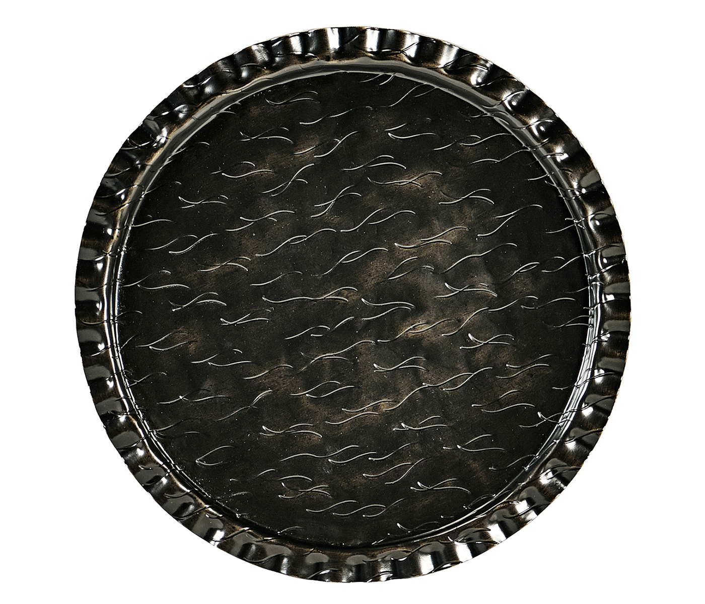 Circular Marcia Antique Bronze Cocktail Table