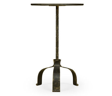 Circular Ida Antique Bronzed Cocktail Table