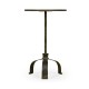 Circular Ida Antique Bronzed Cocktail Table