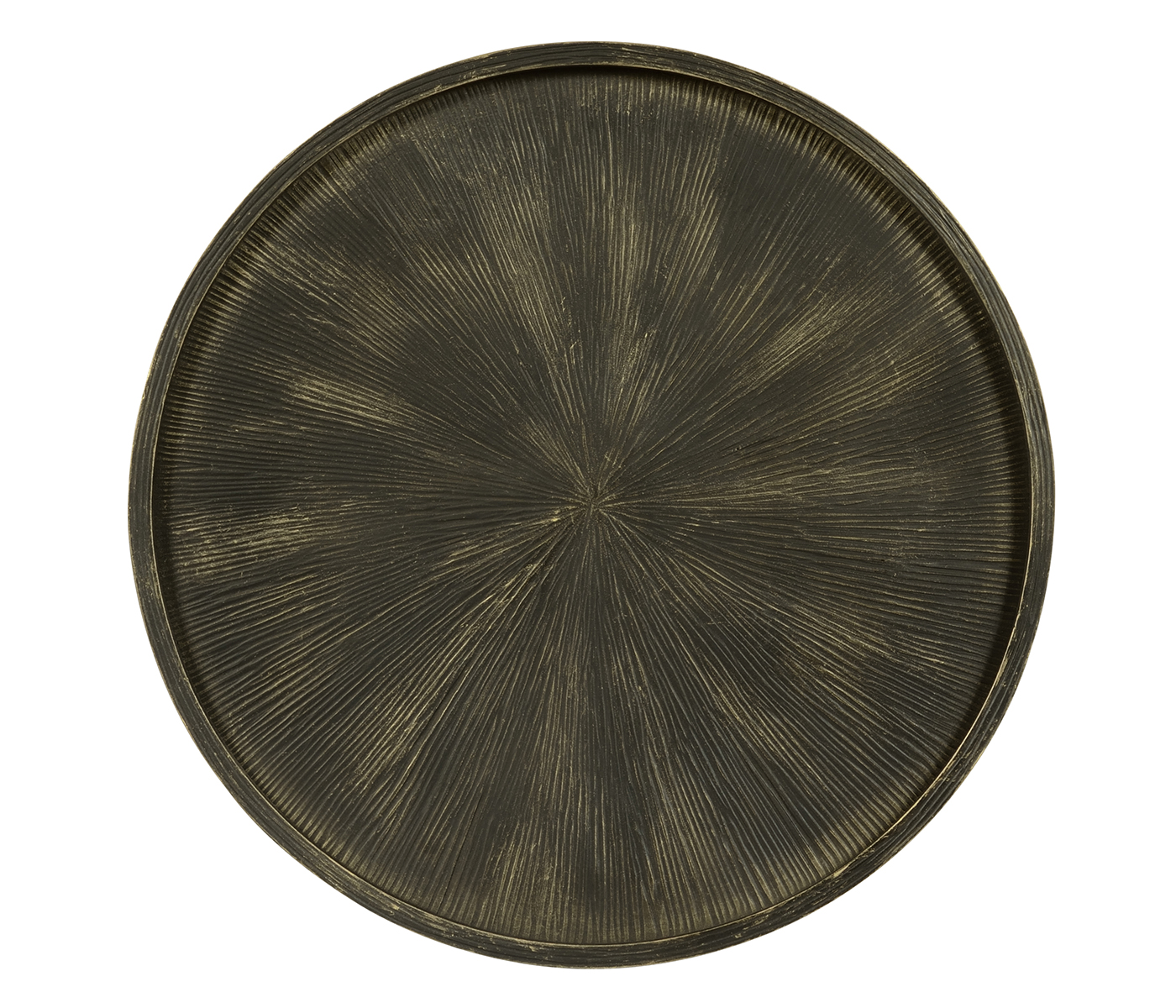 Circular Ida Antique Bronzed Cocktail Table