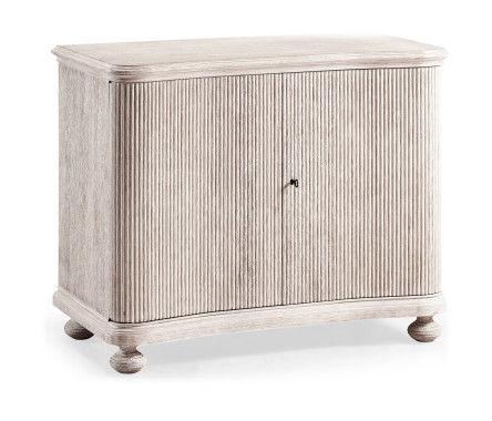 Belleville Washed Acacia Storage Cabinet