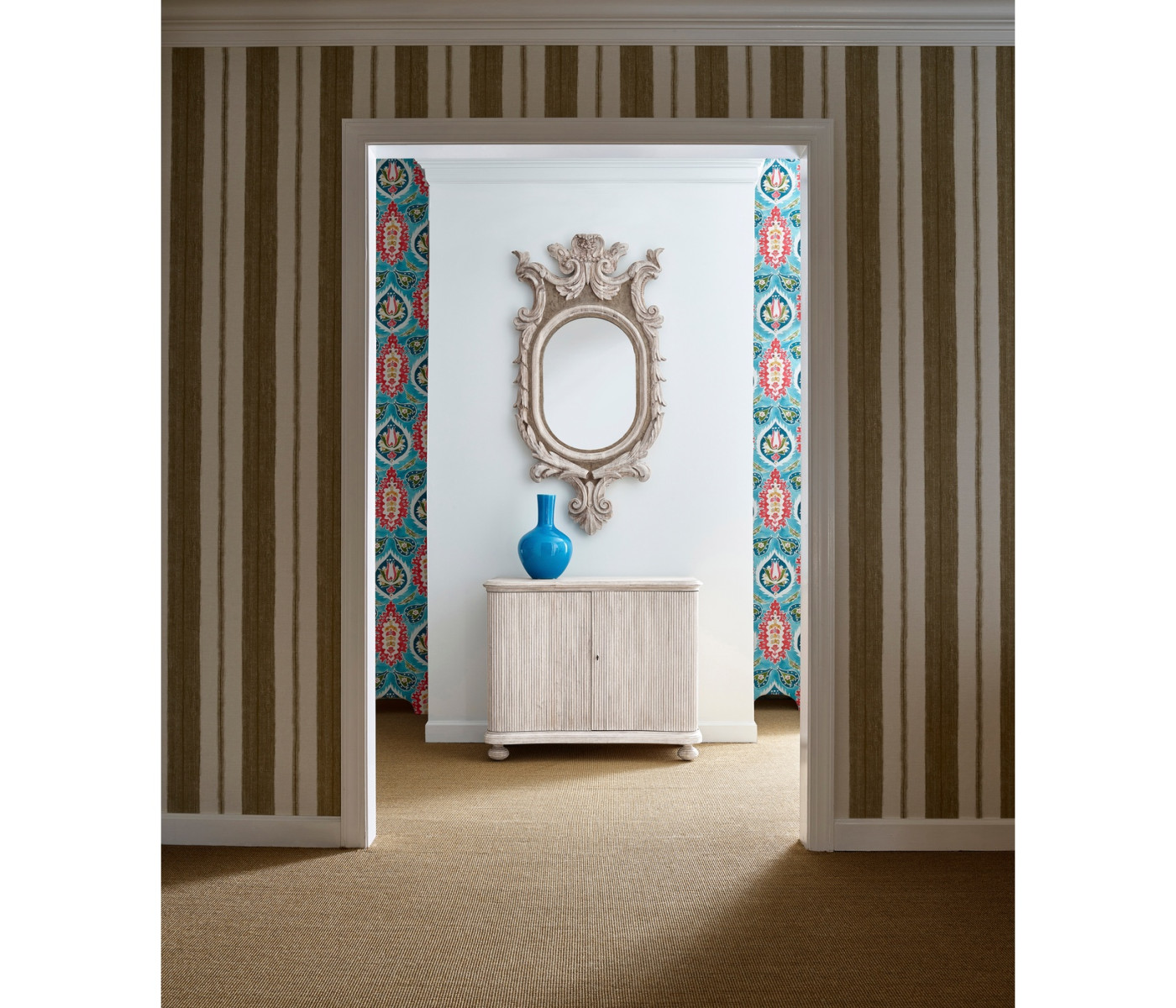 Belleville Washed Acacia Storage Cabinet