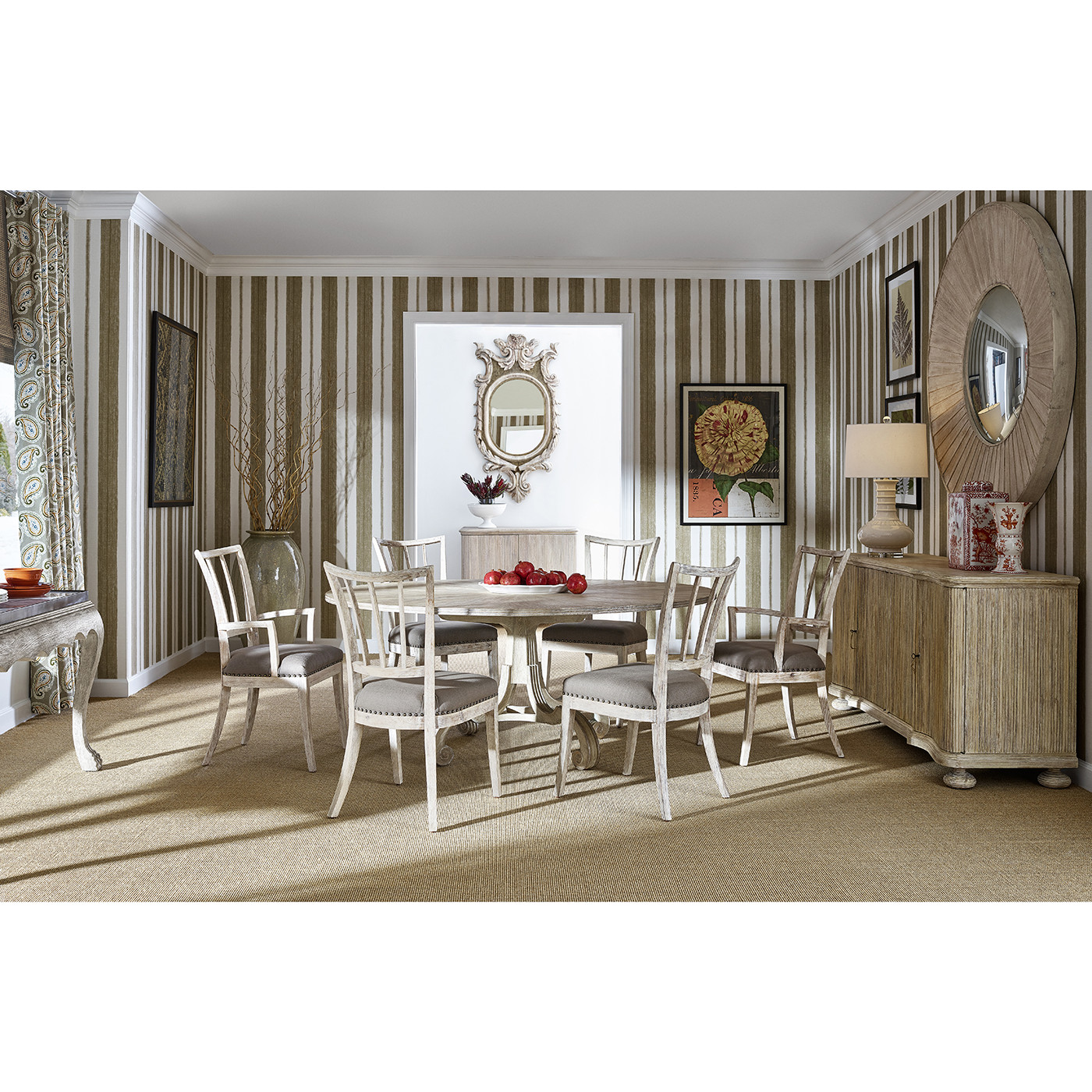 Belleville Washed Acacia Storage Cabinet