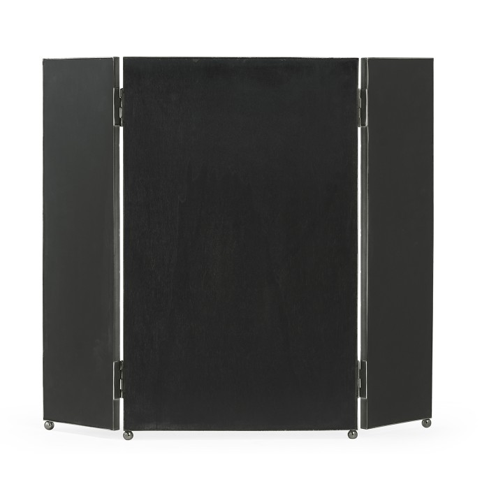Triple Bronzed Stainless Steel Dressing Table Mirror