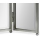 Triple Bronzed Stainless Steel Dressing Table Mirror