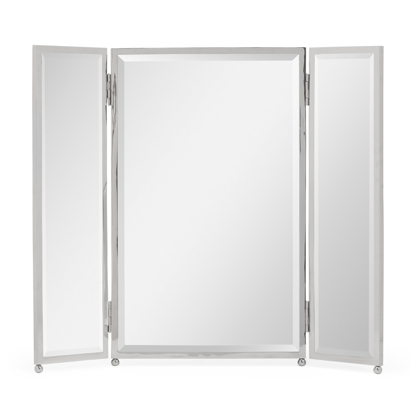 Triple Stainless Steel Dressing Table Mirror