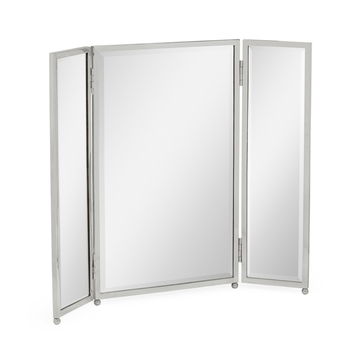 Triple Stainless Steel Dressing Table Mirror