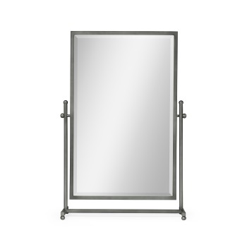 Tilt Bronzed Stainless Steel Dressing Table Mirror