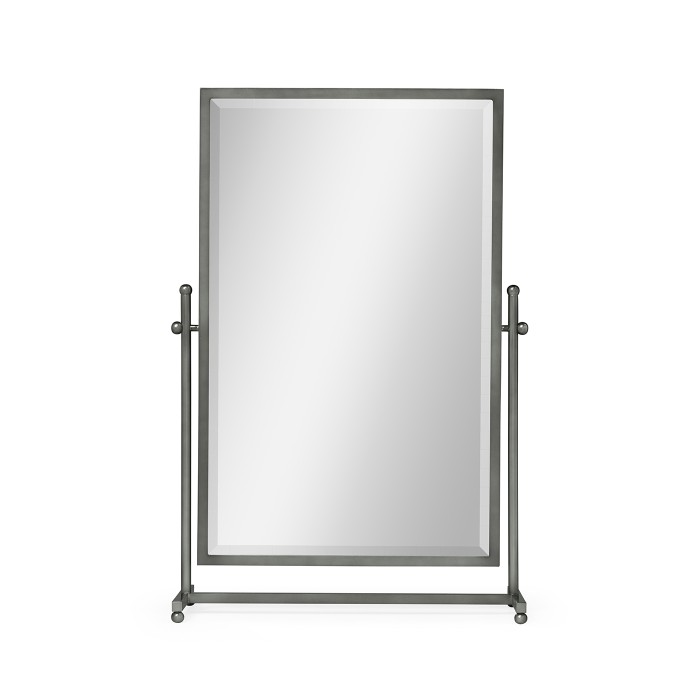 Tilt Bronzed Stainless Steel Dressing Table Mirror