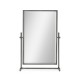 Tilt Bronzed Stainless Steel Dressing Table Mirror