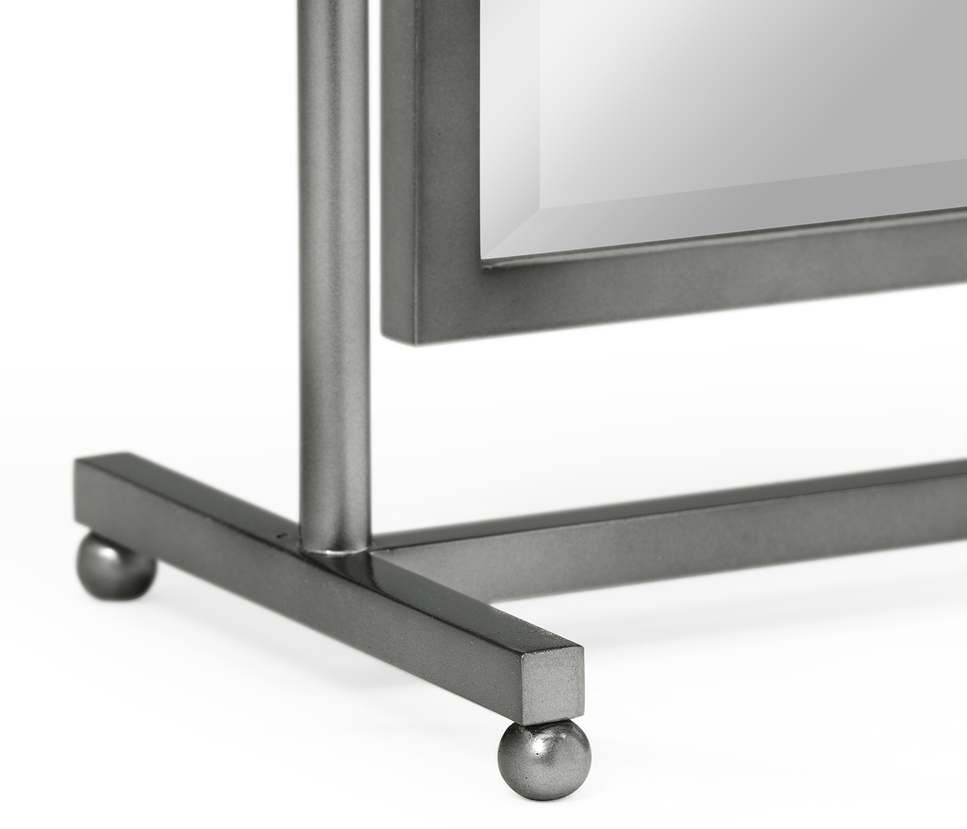 Tilt Bronzed Stainless Steel Dressing Table Mirror