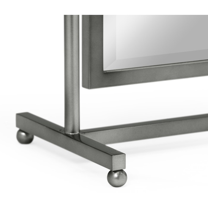 Tilt Bronzed Stainless Steel Dressing Table Mirror