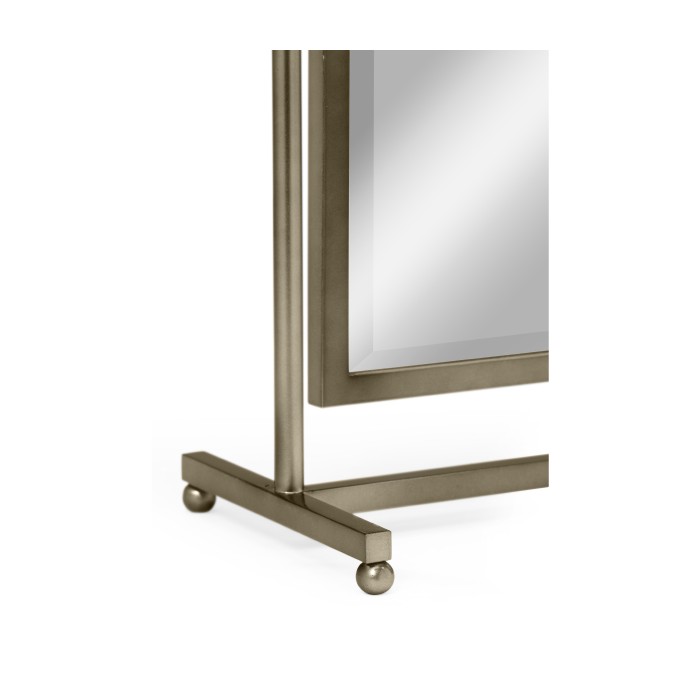 Tilt Bronzed Stainless Steel Dressing Table Mirror